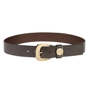 Michael Kors brown leather belt, S